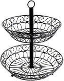 Surpahs 2-Tier Countertop Fruit Basket Stand